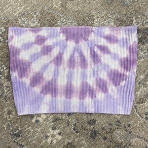 LA Hearts purple tie dye tube top from Pacsun